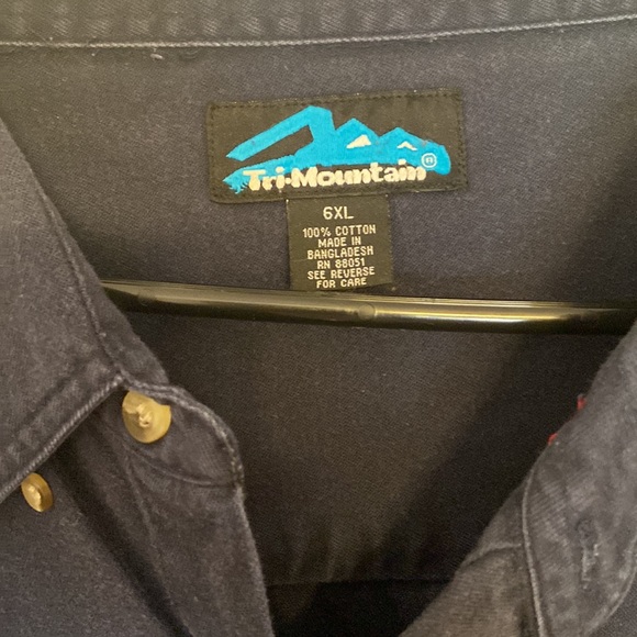 Big and tall long sleeve button up - Picture 3 of 4